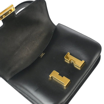 Hermes 1997 Black Box calf Constance 23 Shoulder Bag