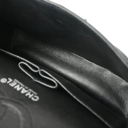 Chanel 2000-2001 Black Caviar Small Classic Double Flap Shoulder Bag