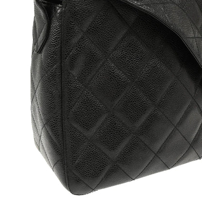 Chanel 1996-1997 Black Caviar Shoulder Bag