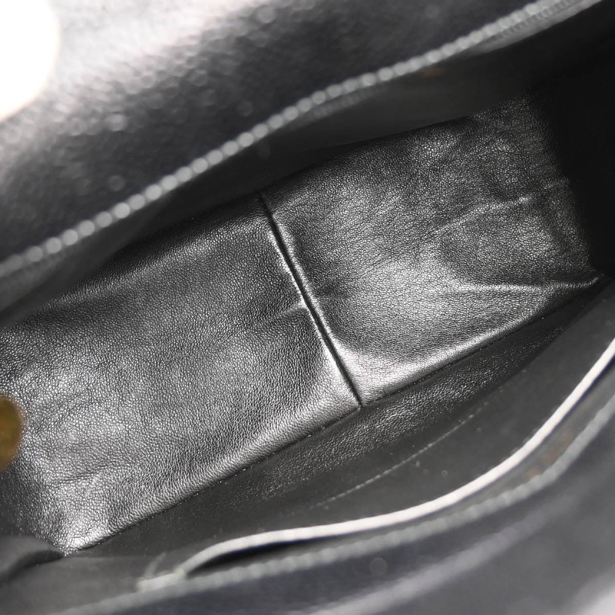 Chanel 1996-1997 Black Caviar Shoulder Bag