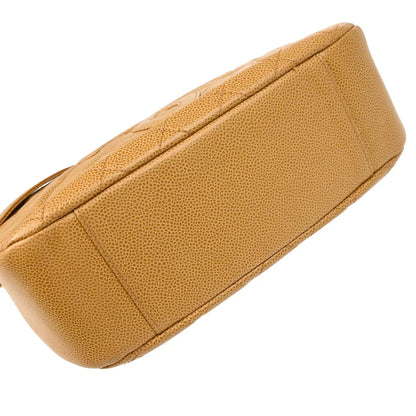Chanel 2003-2004 Beige Caviar Handbag
