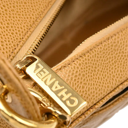 Chanel 2003-2004 Beige Caviar Handbag
