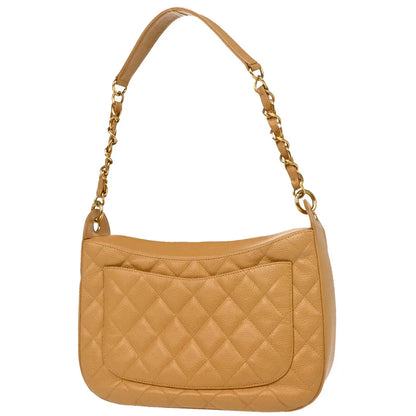 Chanel 2004-2005 Beige Caviar Handbag