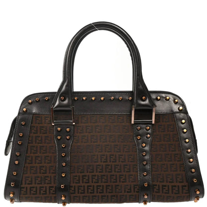 Fendi 2001 Brown Zucchino Handbag