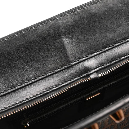 Fendi 2001 Brown Zucchino Handbag