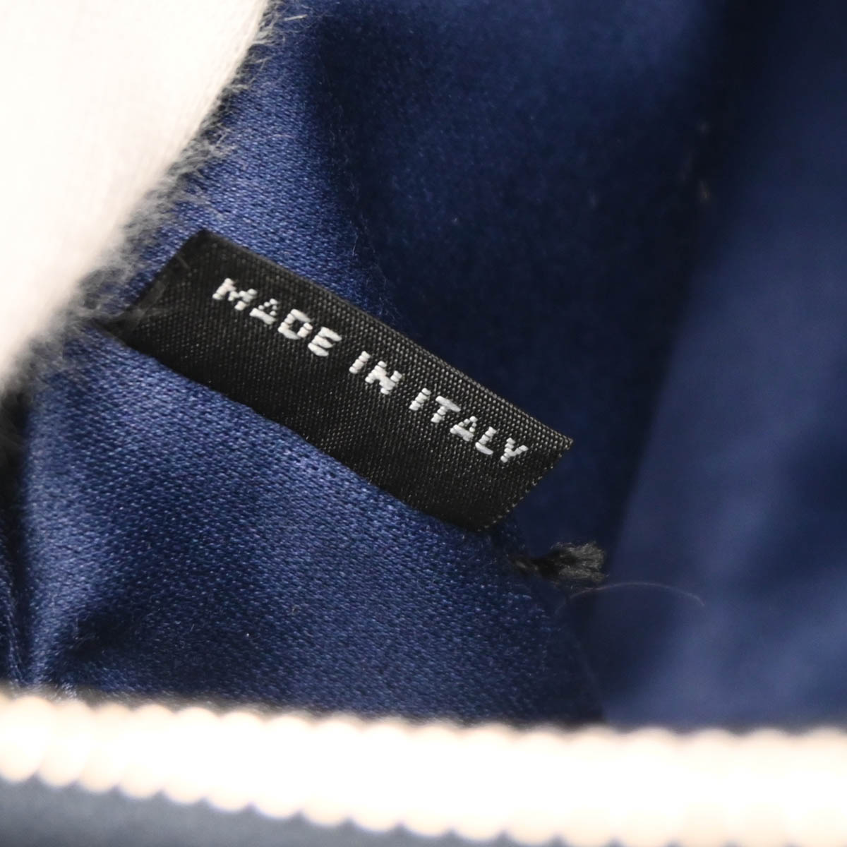 Miu Miu Navy Denim Matelasse Shoulder Bag