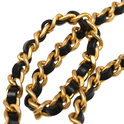 Check Chanel 2018-2019 Black Lambskin Chevron Medal Flap WOC Shoulder Wallet Bag