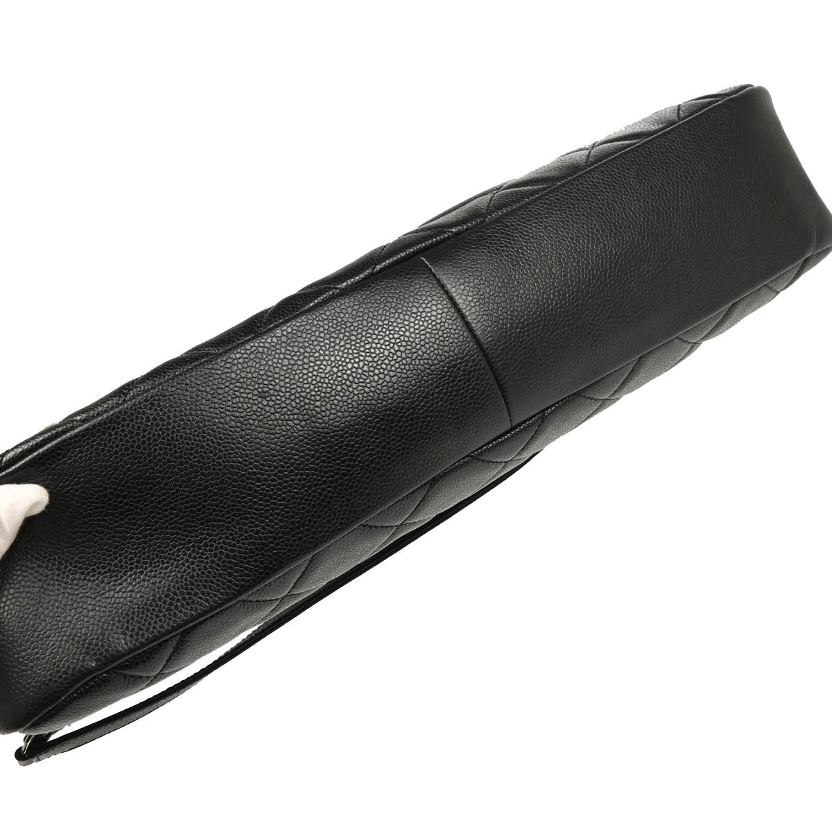 Chanel 2012-2013 Black Caviar Chain Tote Handbag