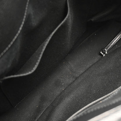 Chanel 2012-2013 Black Caviar Chain Tote Handbag