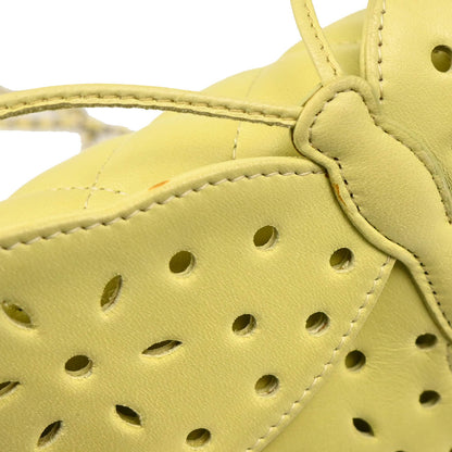 Chanel 2010-2011 Lime Green Lambskin Butterfly Shoulder Bag