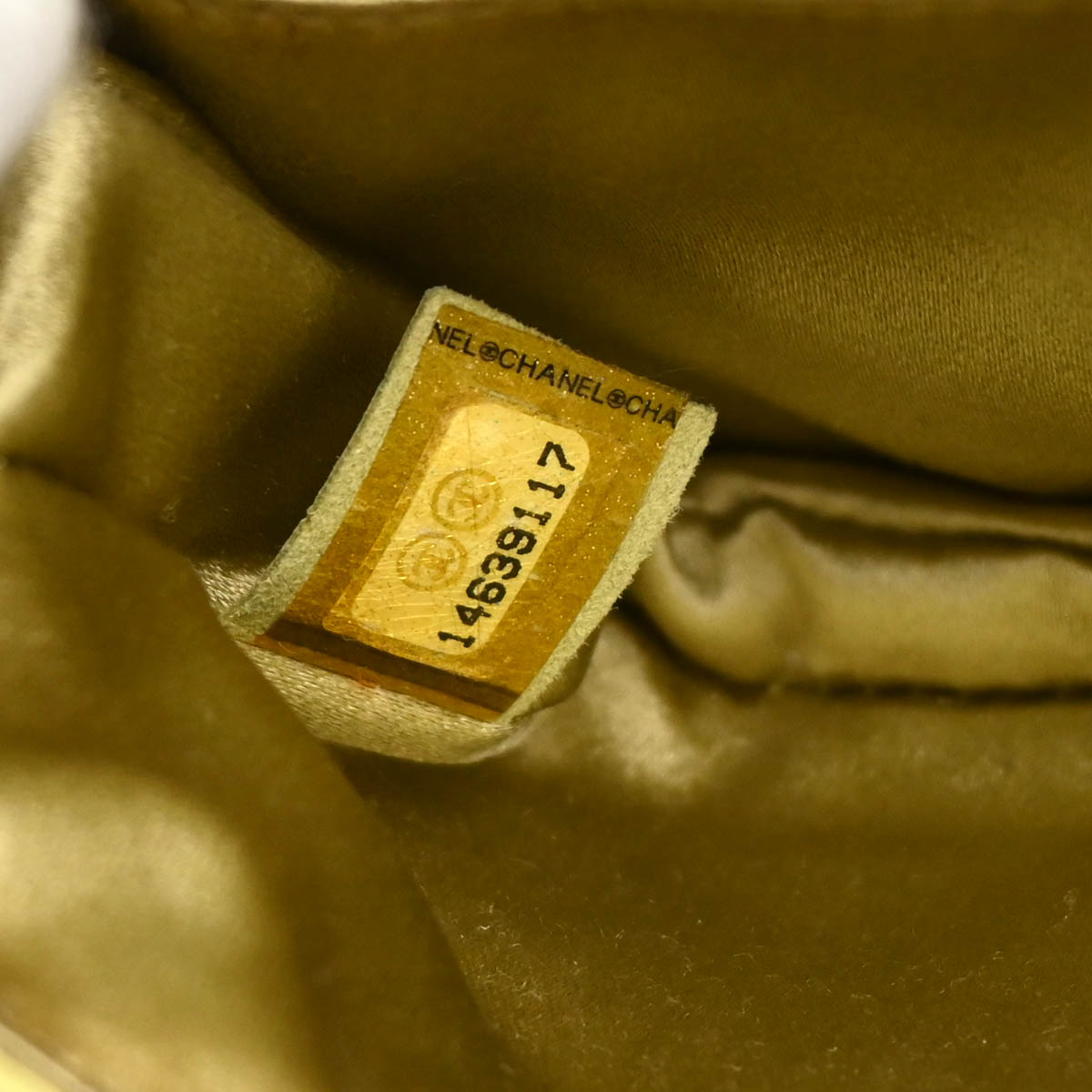 Chanel 2010-2011 Lime Green Lambskin Butterfly Shoulder Bag