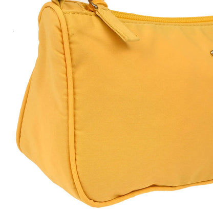Prada Yellow Nylon Handbag