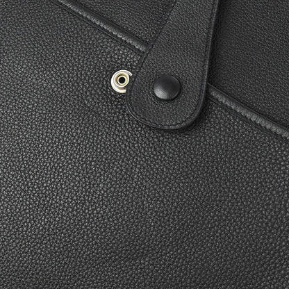 Hermes 2005 Black Togo Evelyne 2 41 TGM Shoulder Bag