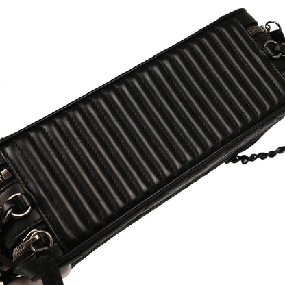 Chanel 2014-2015 Black Lambskin Medium Coco Boy Camera Bag