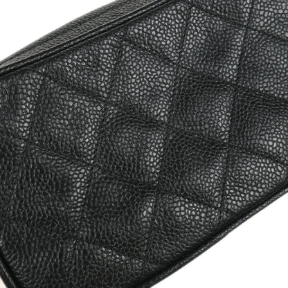 Chanel 1991-1994 Black Caviar Camera Bag