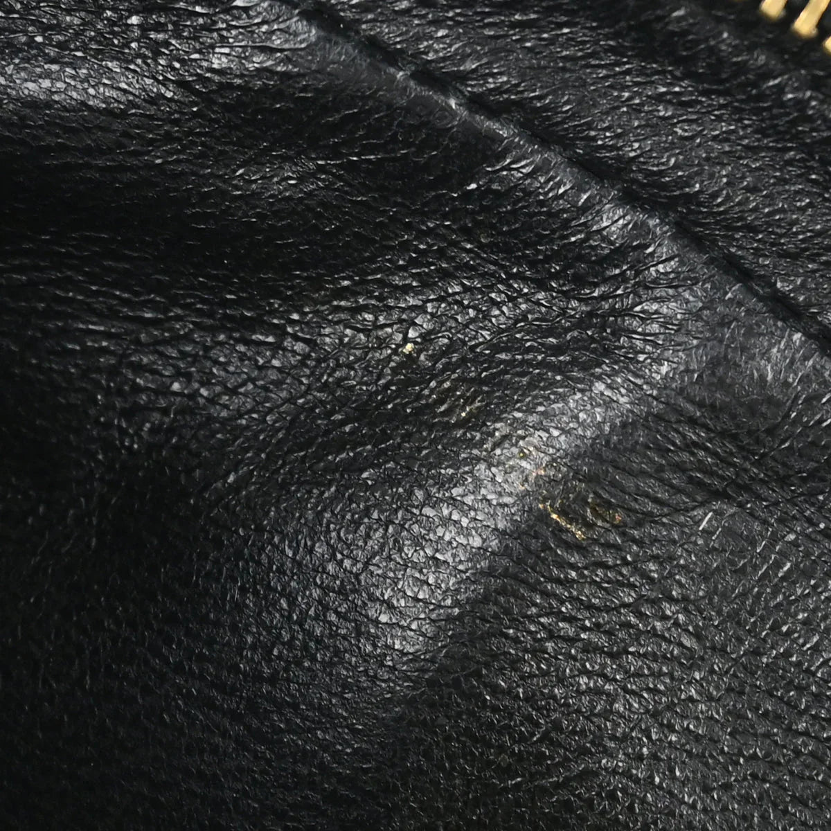 Chanel 1991-1994 Black Caviar Camera Bag