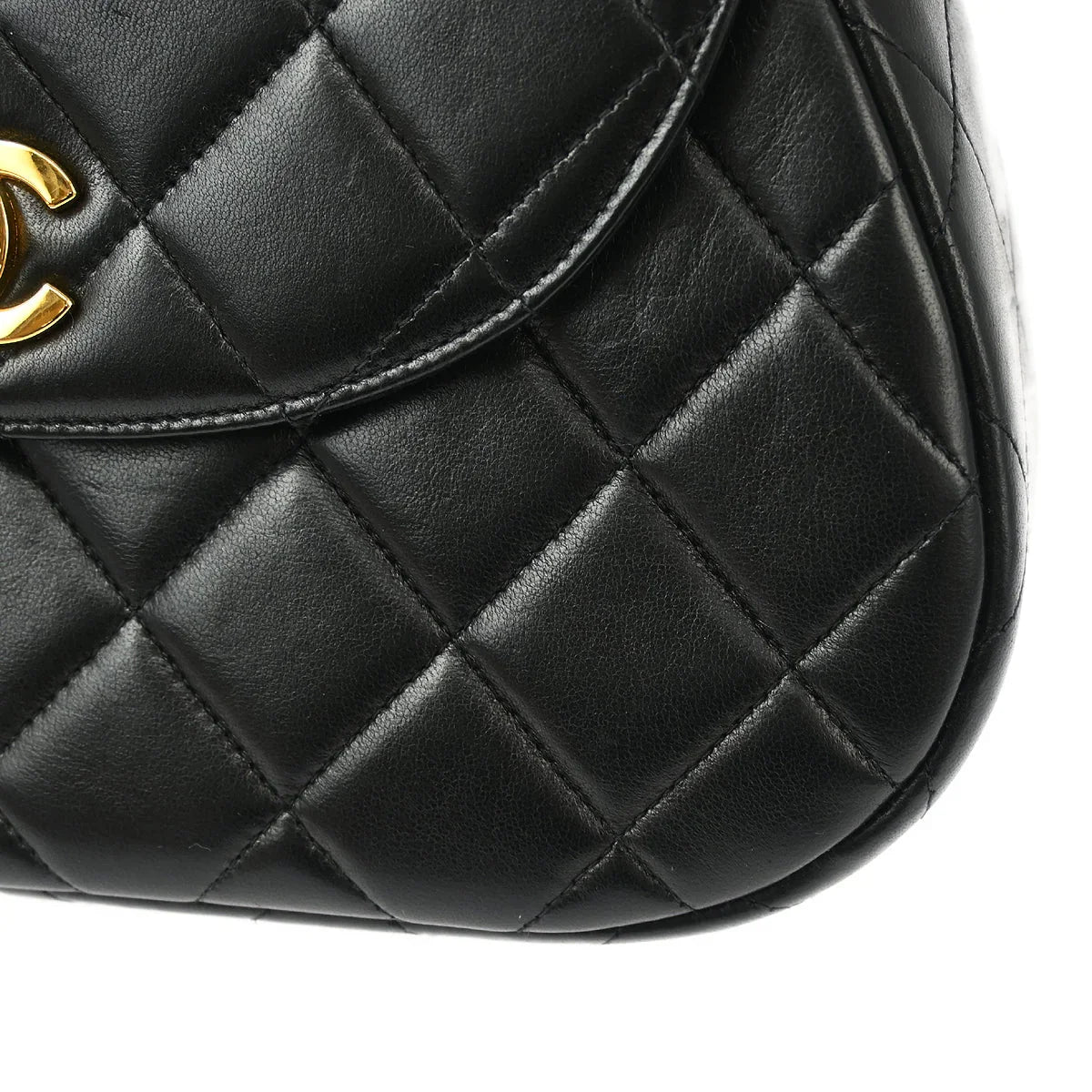 Chanel 1994-1996 Black Lambskin Handbag