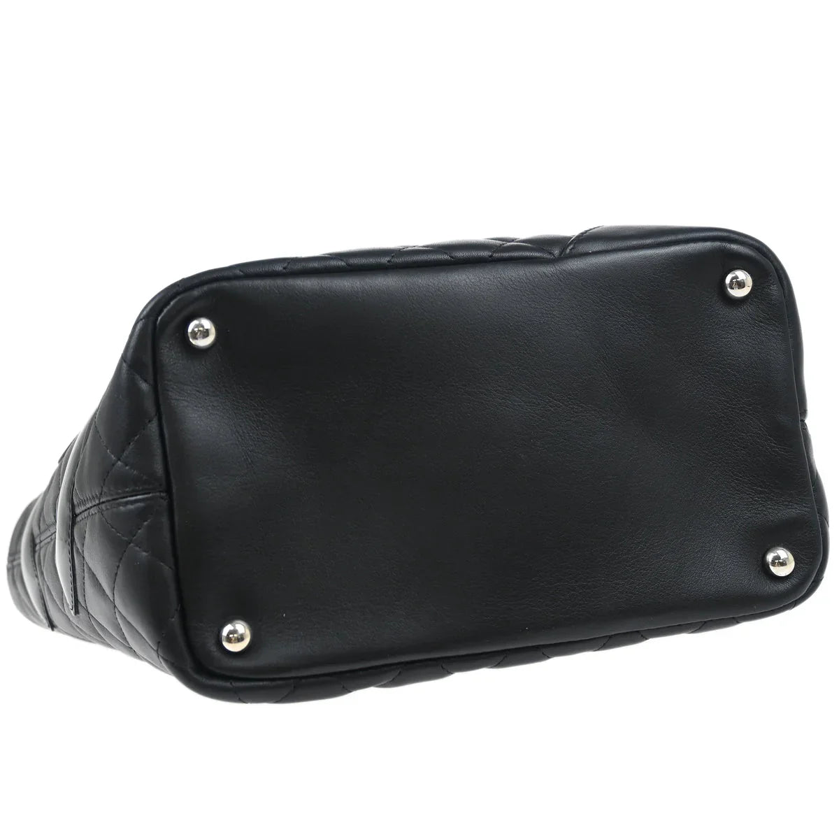 Chanel 2009-2010 Black Calfskin Cambon Ligne Tote Handbag