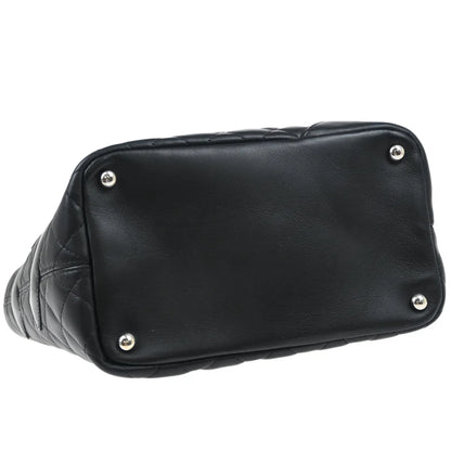 Chanel 2009-2010 Black Calfskin Cambon Ligne Tote Handbag