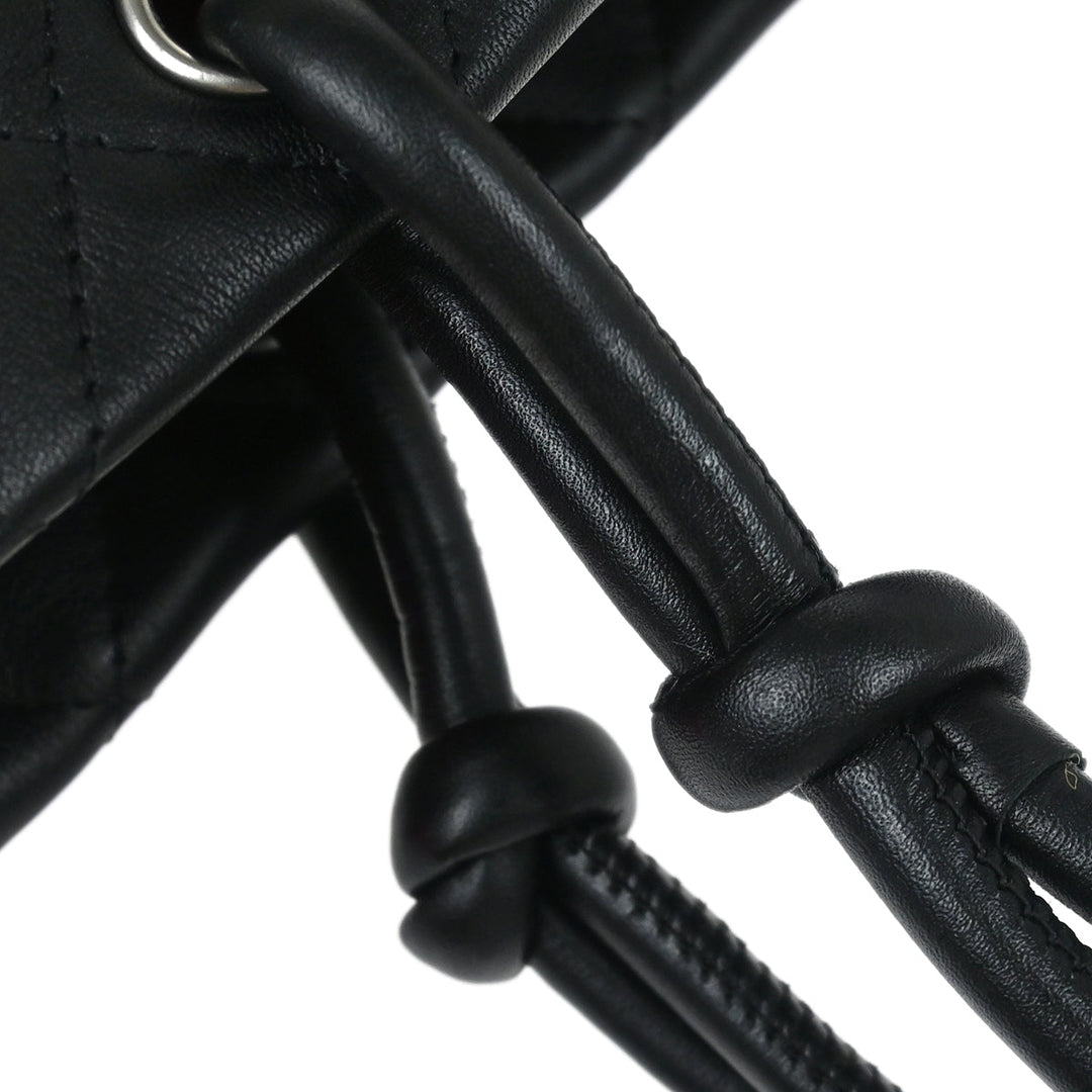 Chanel 2009-2010 Black Calfskin Cambon Ligne Tote Handbag Chanel 2009-2010 Black Calfskin Cambon Ligne Tote Handbag