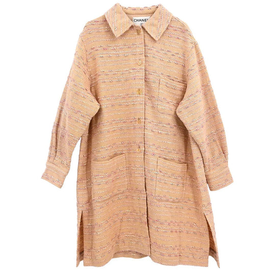 Chanel 1999 Single Breasted Jacket Pink #38