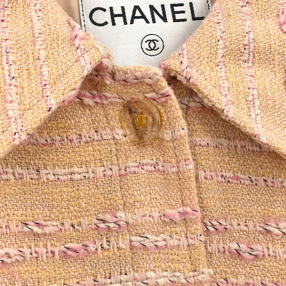 Chanel 1999 Single Breasted Jacket Pink #38
