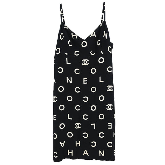 Chanel 1997 Camisole Dress Black #38