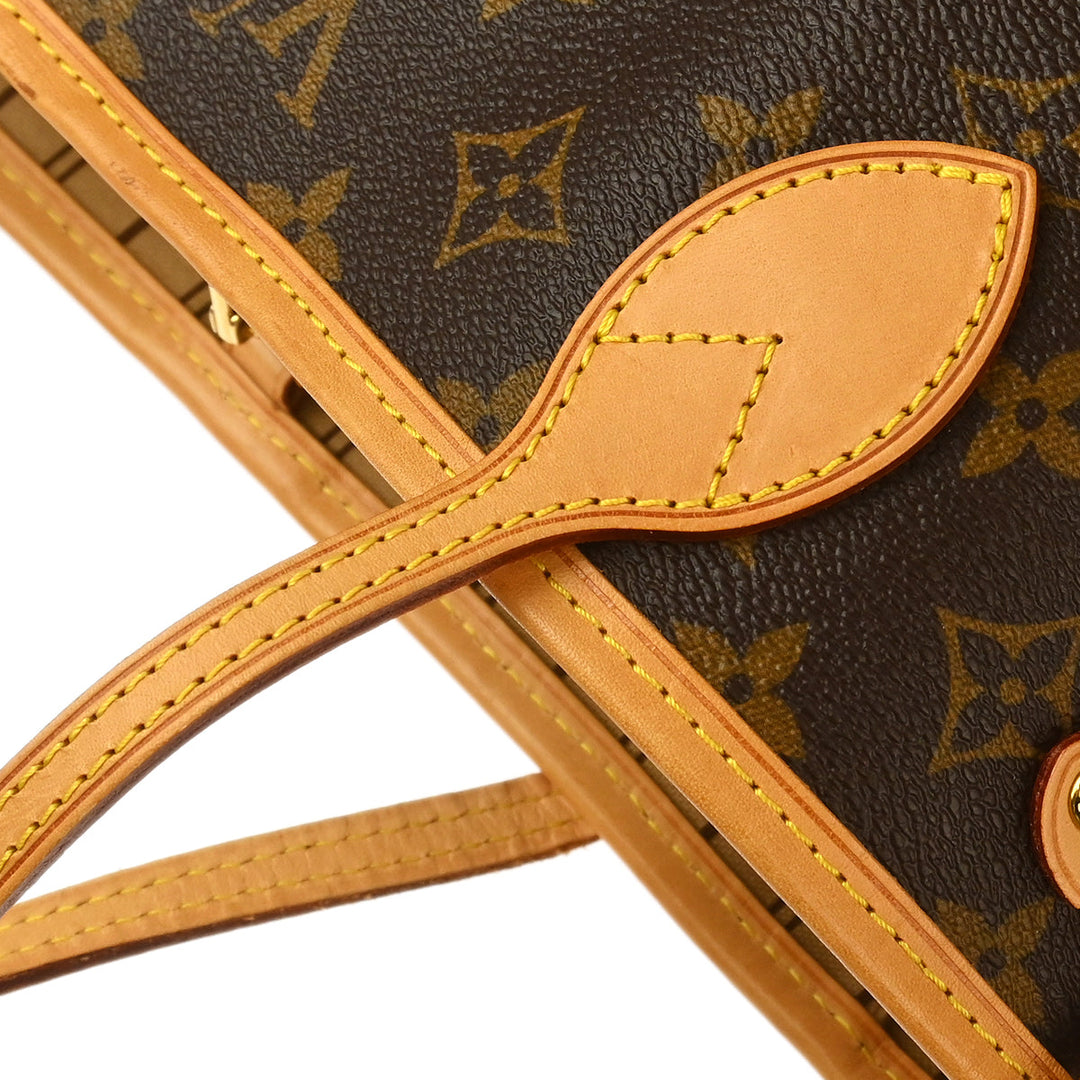 Louis Vuitton 2008 Monogram Neverfull PM Tote Handbag M40155 Louis Vuitton 2008 Monogram Neverfull PM Tote Handbag M40155