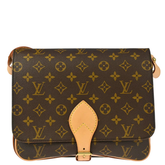 Louis Vuitton 1995 Monogram Cartouchiere GM Shoulder Bag M51252