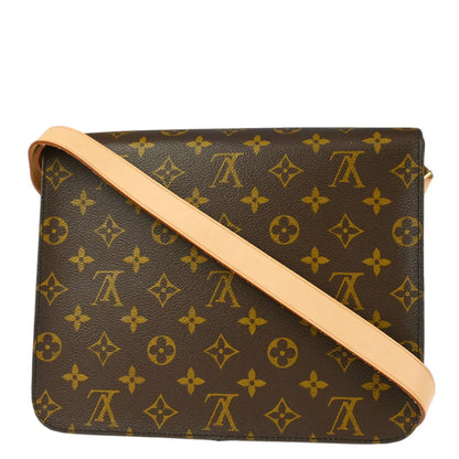 Louis Vuitton 1995 Monogram Cartouchiere GM Shoulder Bag M51252