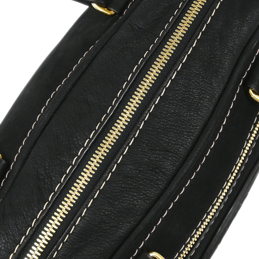 Loewe Black Leather Madrid Handbag – AMORE Vintage Tokyo Loewe Black Leather Madrid Handbag – AMORE Vintage Tokyo