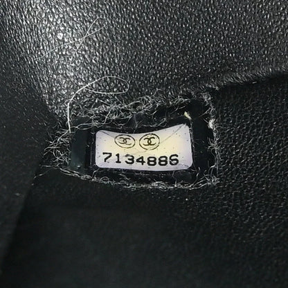 Chanel 2001-2003 Black Calfskin Choco Bar Shoulder Bag