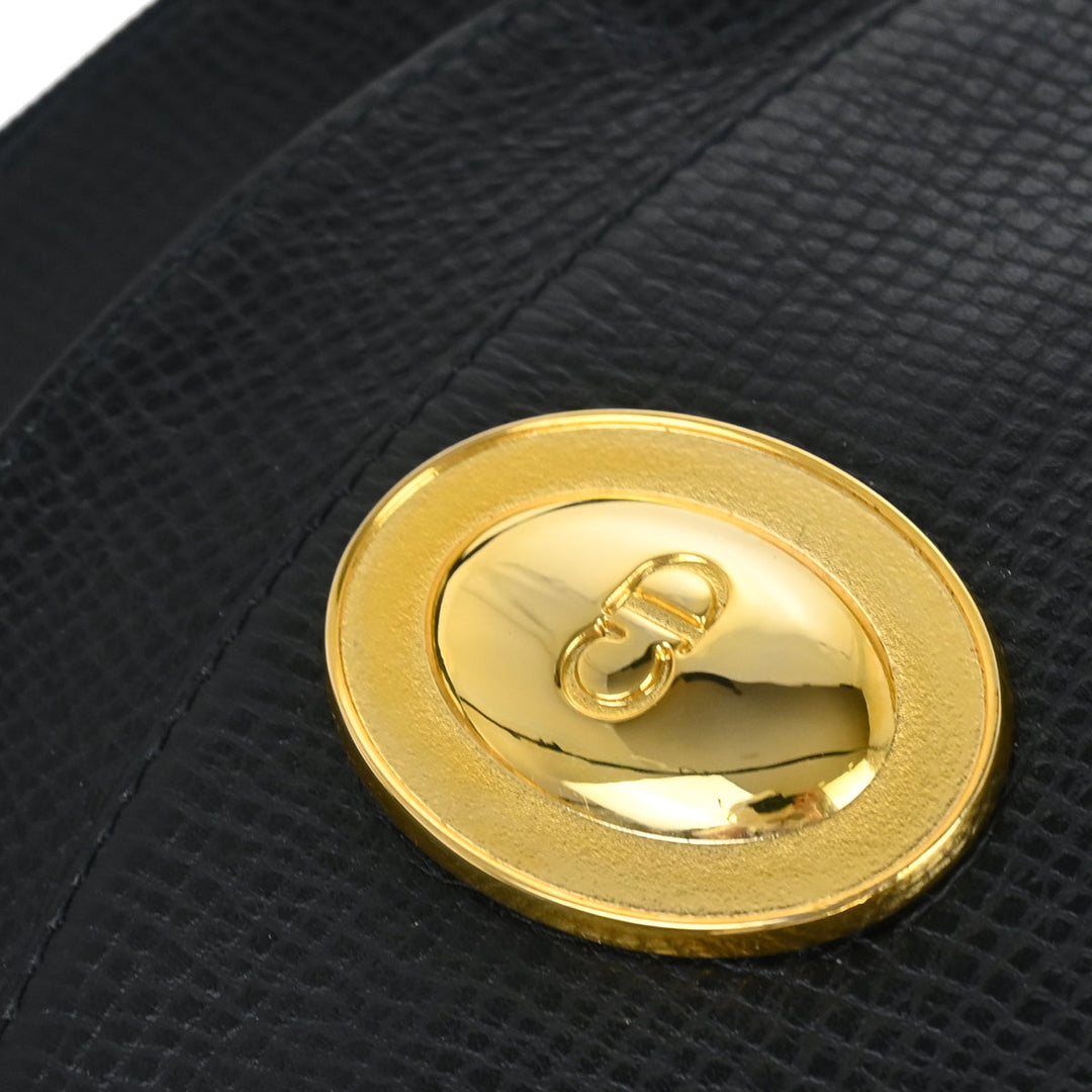 Christian Dior Black Leather 2way Shoulder Handbag – AMORE