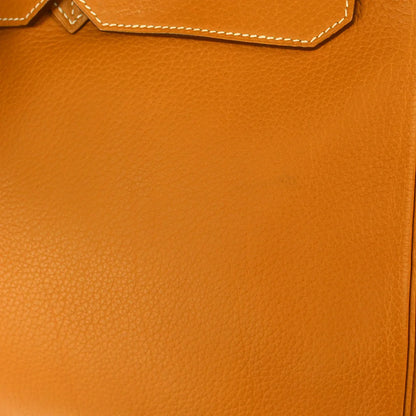 Hermes 2000 Natural Fjord Birkin 45 Handbag