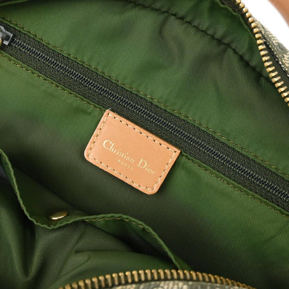 Christian Dior Green Double Saddle Trotter Handbag