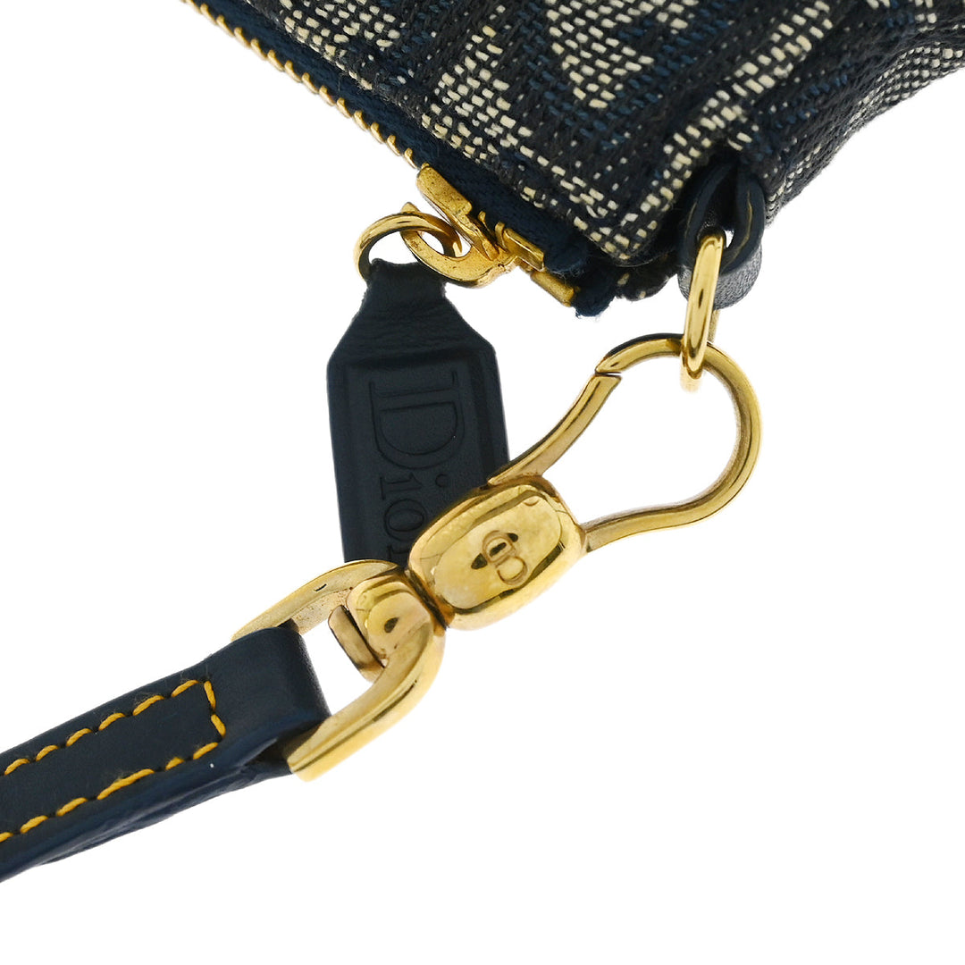 Christian Dior 2002 Navy Trotter Saddle Handbag – AMORE Christian Dior 2002 Navy Trotter Saddle Handbag – AMORE