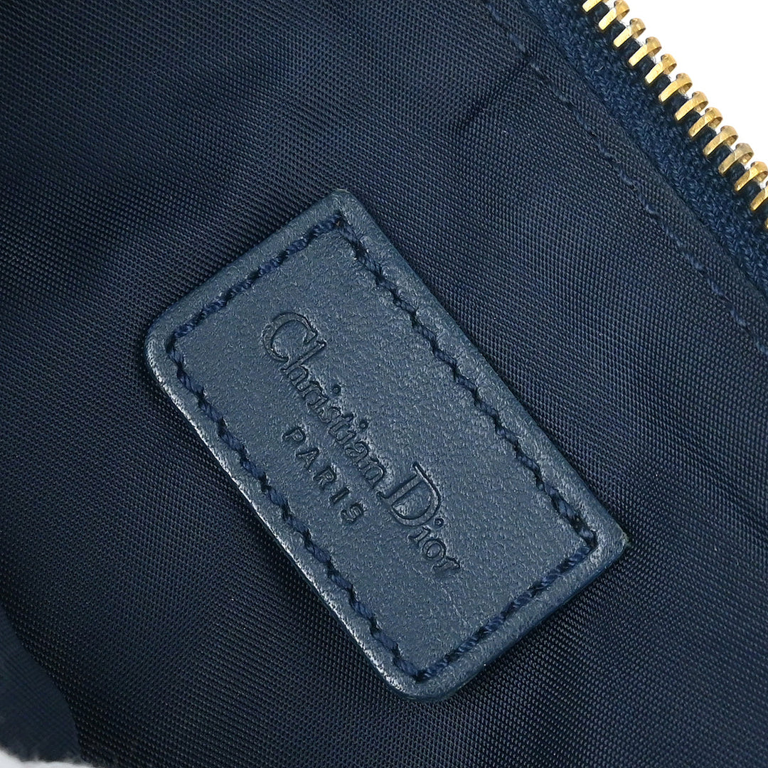 Christian Dior 2002 Navy Trotter Saddle Handbag – AMORE Christian Dior 2002 Navy Trotter Saddle Handbag – AMORE
