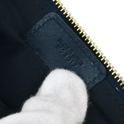 Christian Dior 2002 Navy Trotter Saddle Handbag