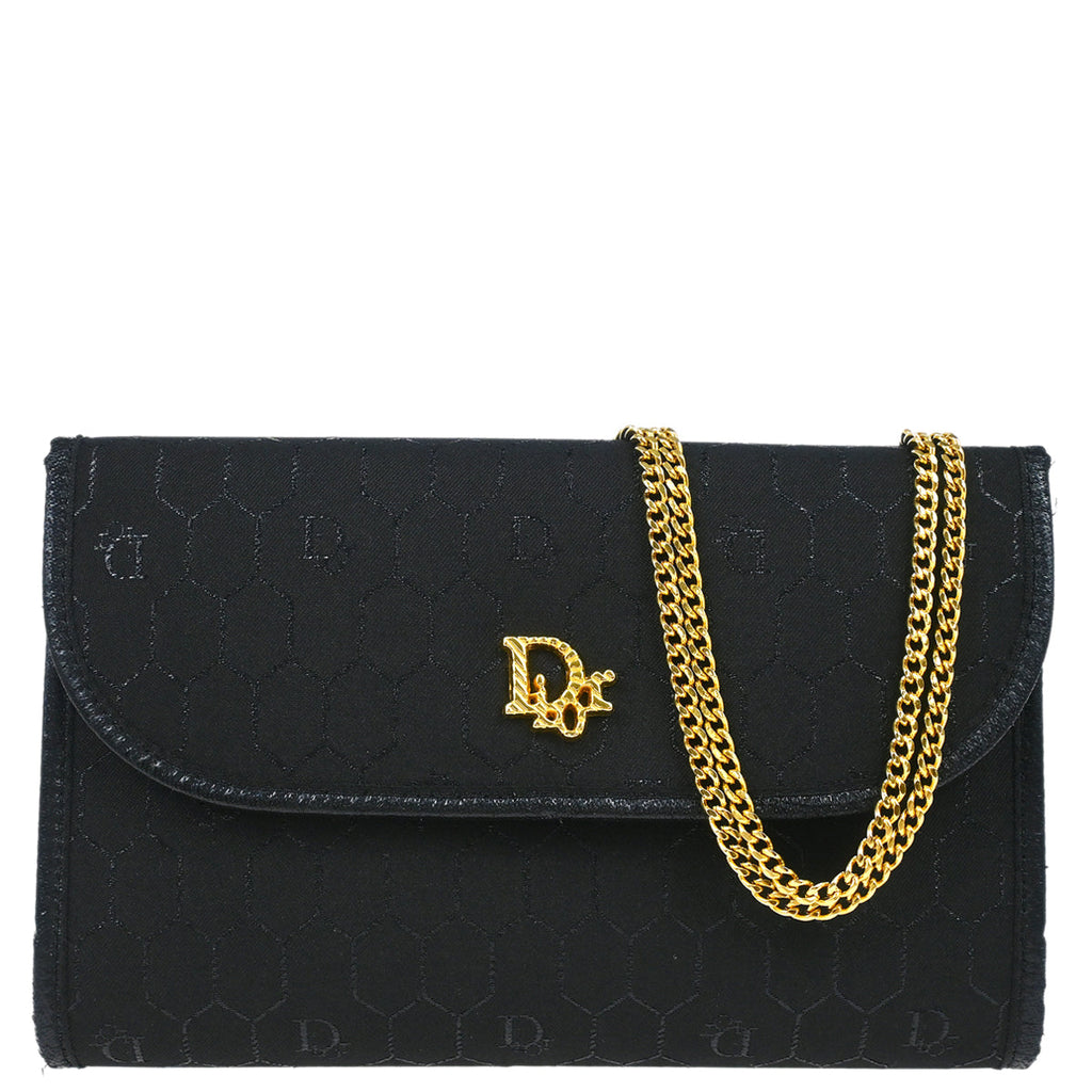 Christian Dior Black Honeycomb Shoulder Bag – AMORE Vintage