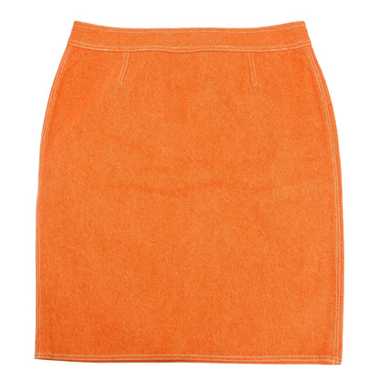 Chanel Denim Skirt Orange #44