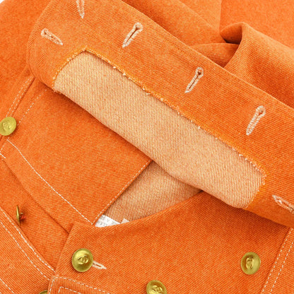 Chanel Denim Skirt Orange #44