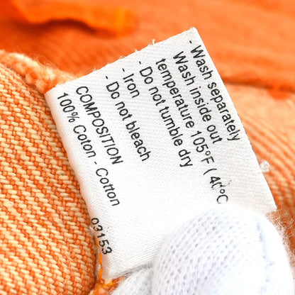 Chanel Denim Skirt Orange #44