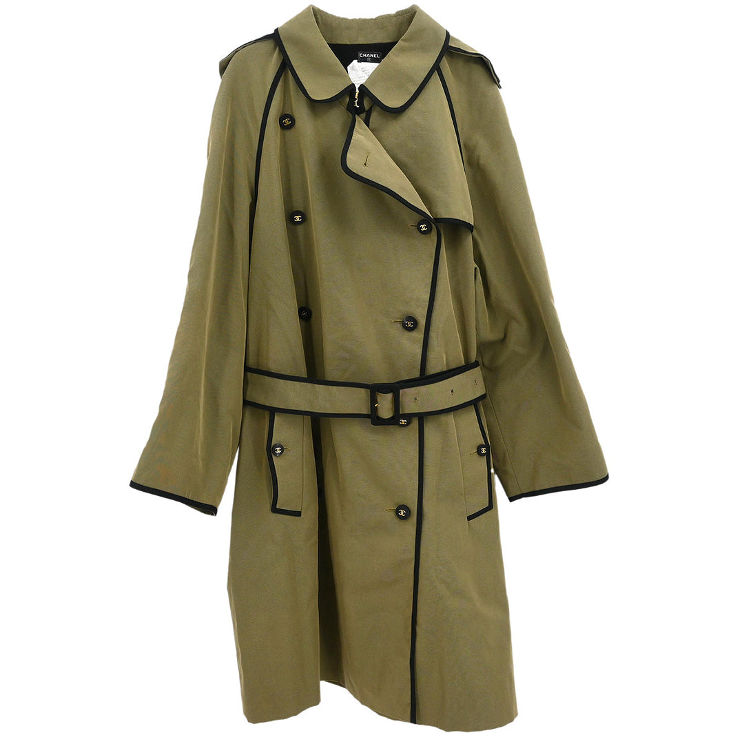 Chanel Trench Coat Khaki #40 – AMORE Vintage Tokyo