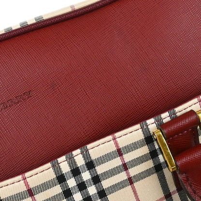 Burberry Beige Bordeaux Burberry Check 2way Shoulder Handbag