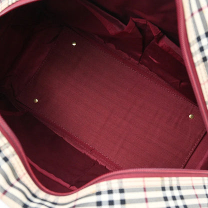 Burberry Beige Bordeaux Burberry Check 2way Shoulder Handbag