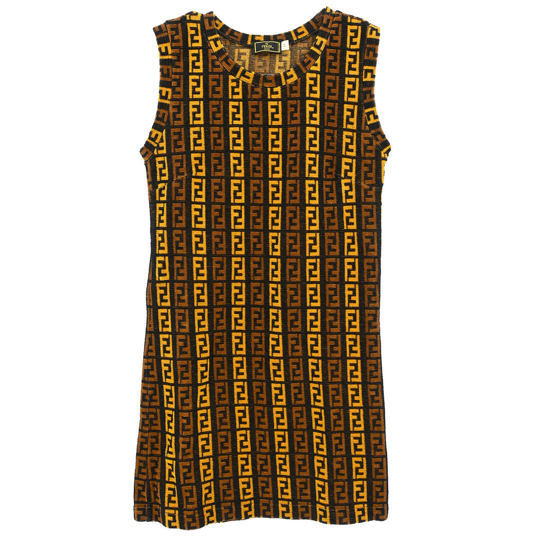 Fendi Dress Brown #44 – AMORE Vintage Tokyo Fendi Dress Brown #44 – AMORE Vintage Tokyo