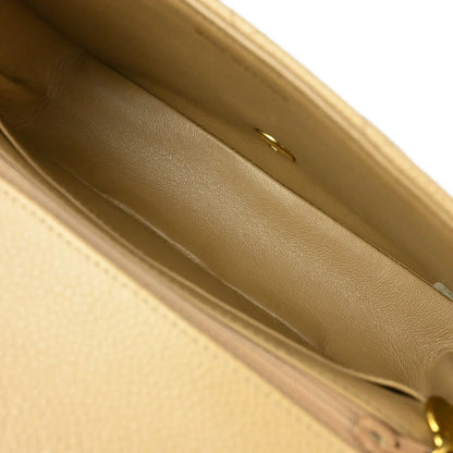 Chanel 1994-1996 Beige Caviar Small Diana Shoulder Bag