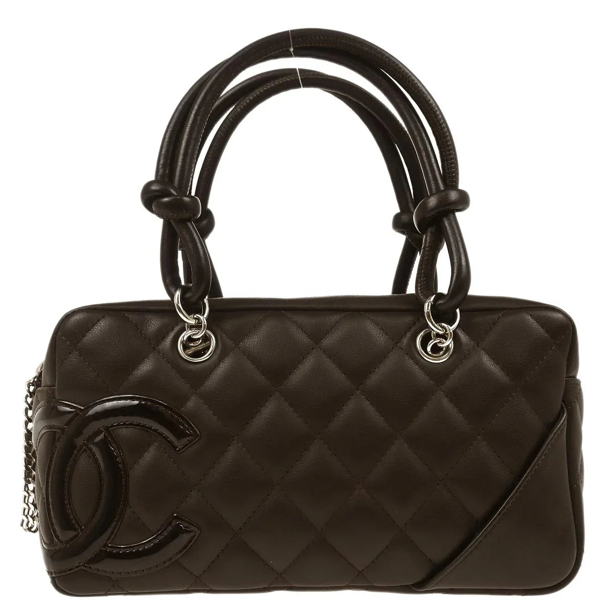 Chanel 2005-2006 Brown Calfskin Cambon Ligne Handbag