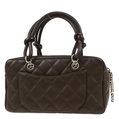 Chanel 2005-2006 Brown Calfskin Cambon Ligne Handbag
