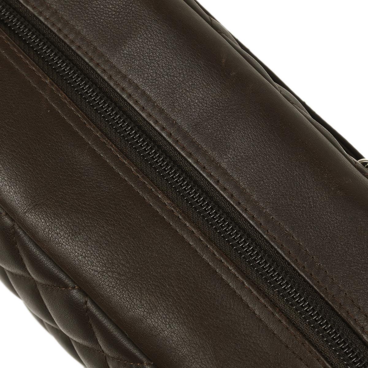 Chanel 2005-2006 Brown Calfskin Cambon Ligne Handbag